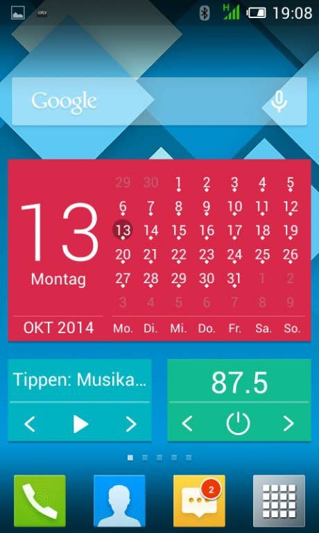 Alcatel One Touch Pop C3 Screenshots