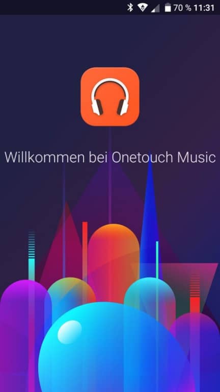 Alcatel Shine Lite - Musik-App