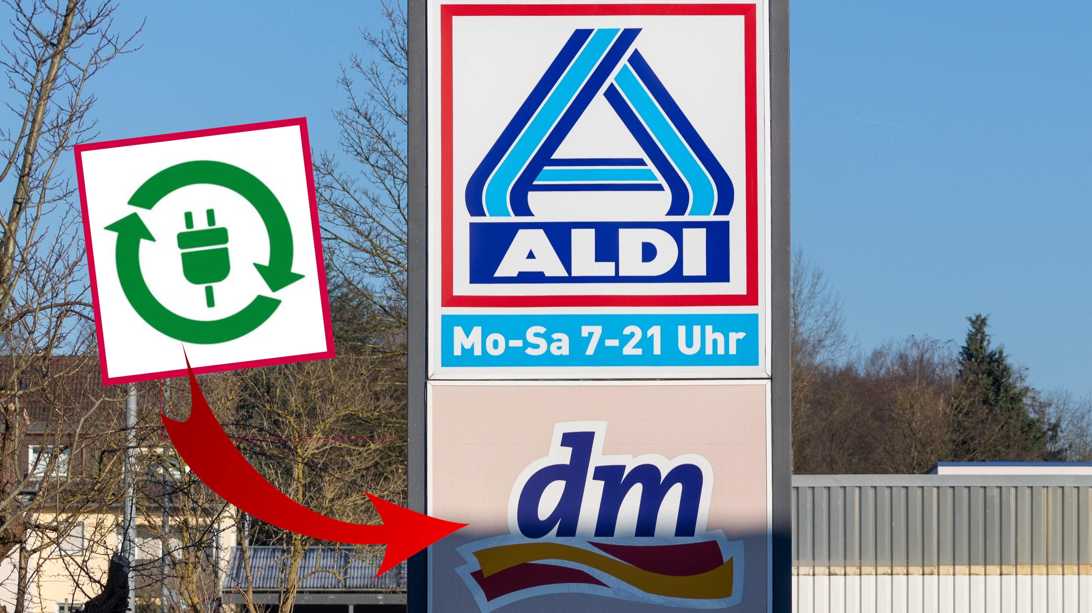 Hängt gleich hinterm Eingang: Dieses Schild müssen Kunden von Aldi, dm & Co. kennen