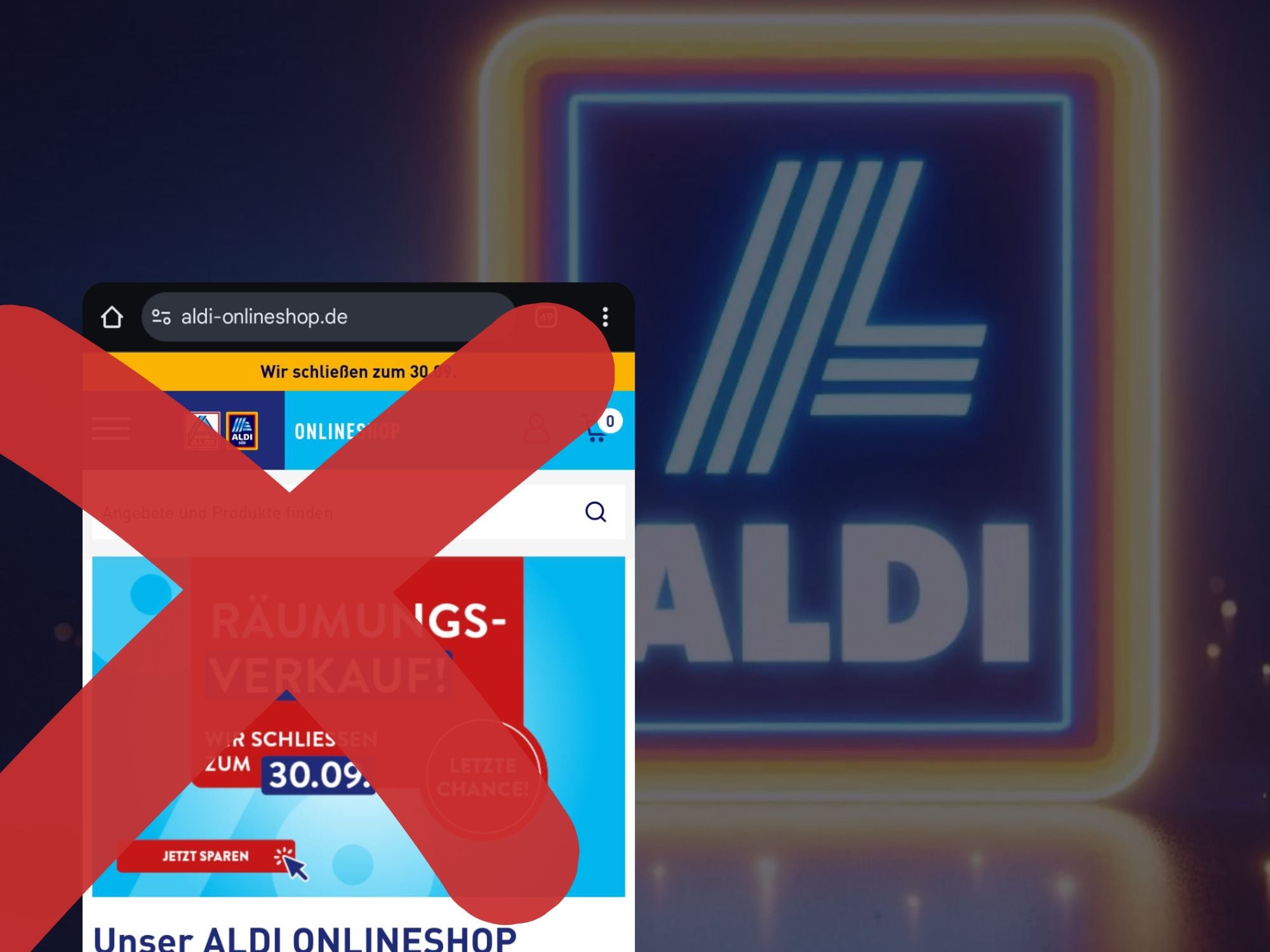 Nur noch 2 Tage: Aldi schließt Onlineshop – das sind die wichtigsten Alternativen