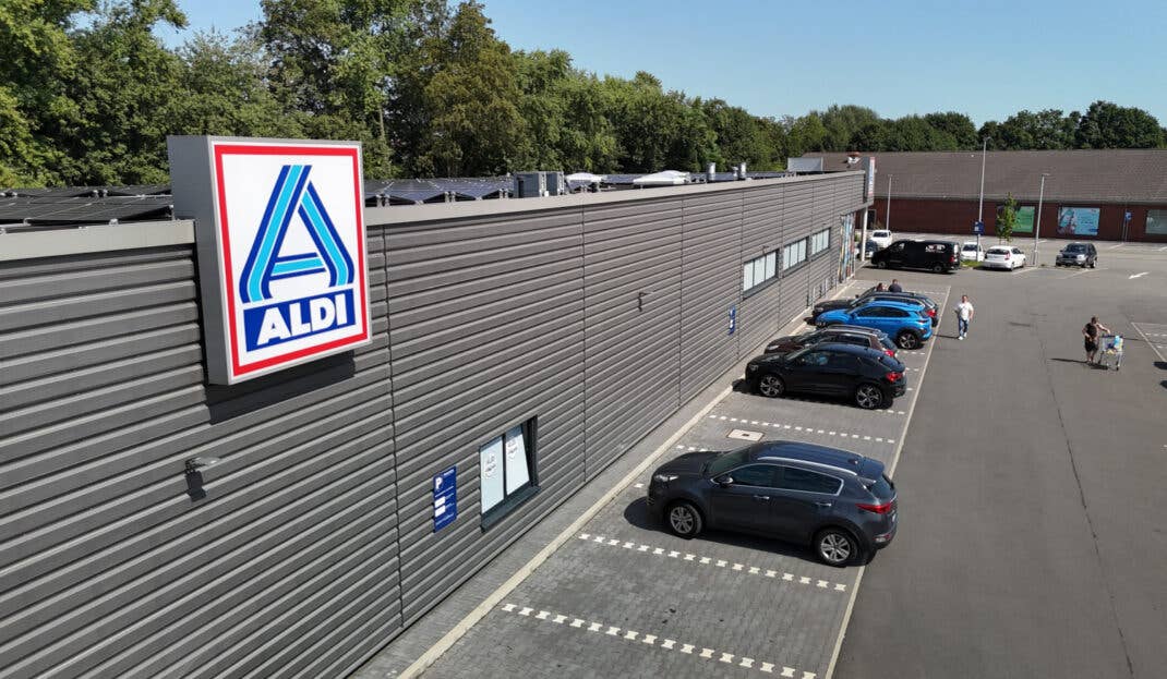 Parkplatz von Aldi