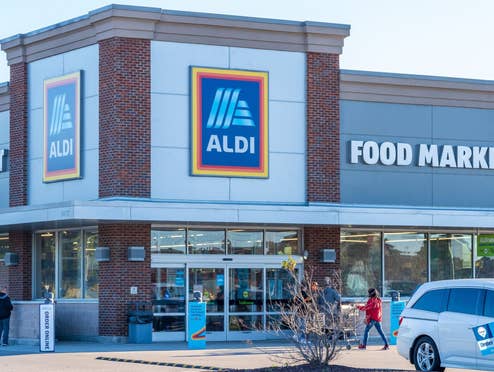 Aldi Süd ist in den USA sehr beliebt. eine Aldi Süd-Filiale in den USA
