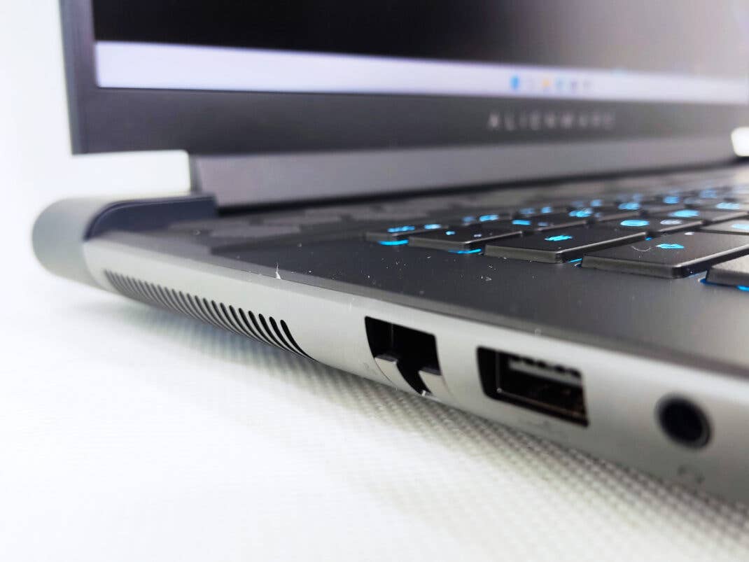 A LAN port is also essential with Alienware