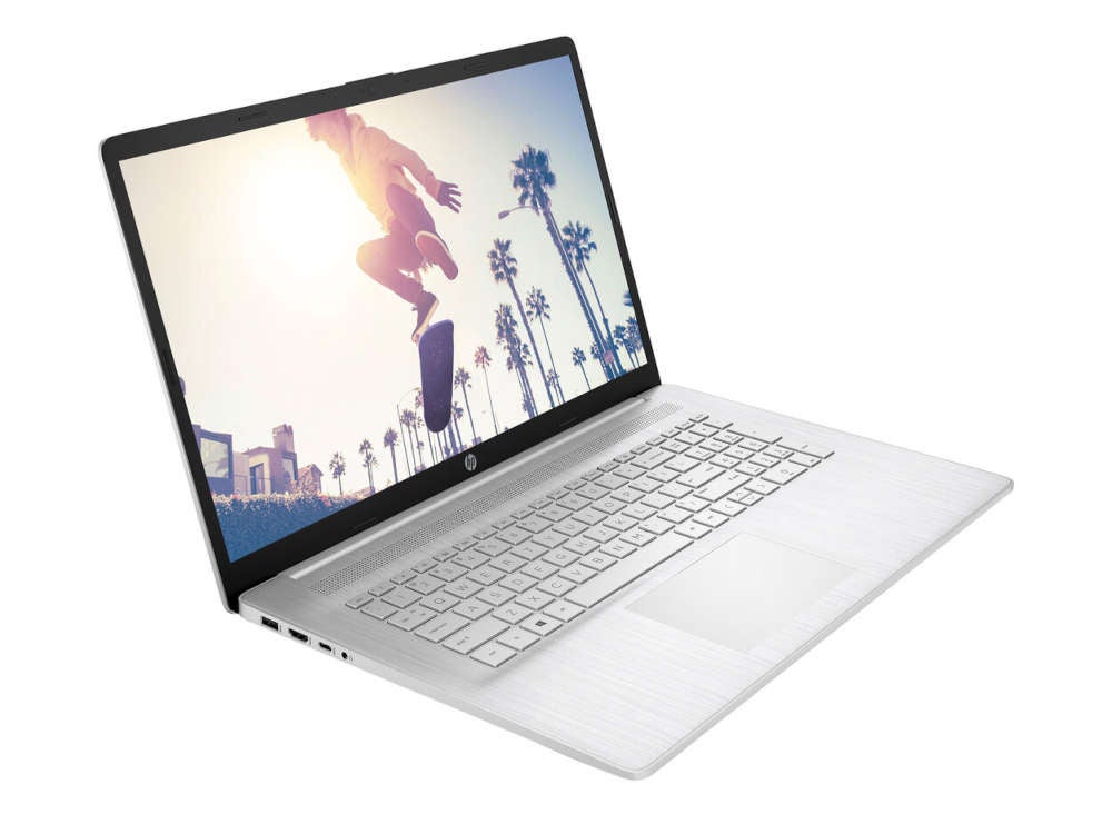 HP Notebook 17-cp0574ng aufgeklappt
