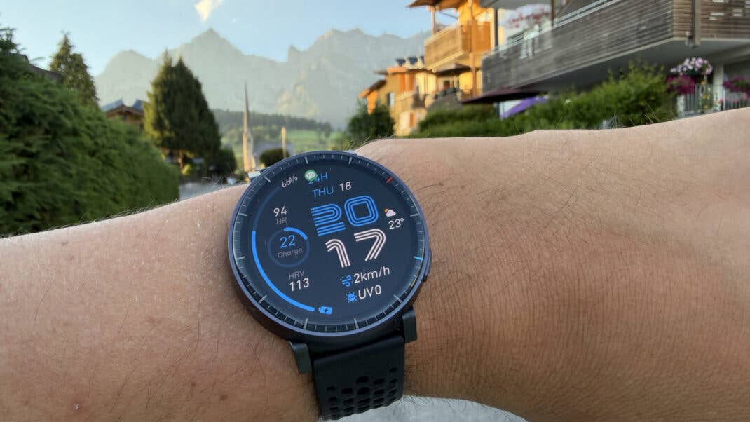 Amazfit Active Max im Test von inside digital in Maria Alm.
