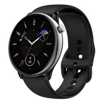 Frontansicht der Amazfit GTR Mini Smartwatch.