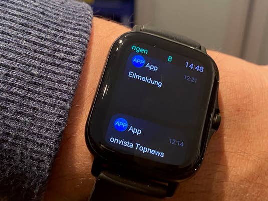 Amazfit GTS 2 im Test - Benachrichtigungen