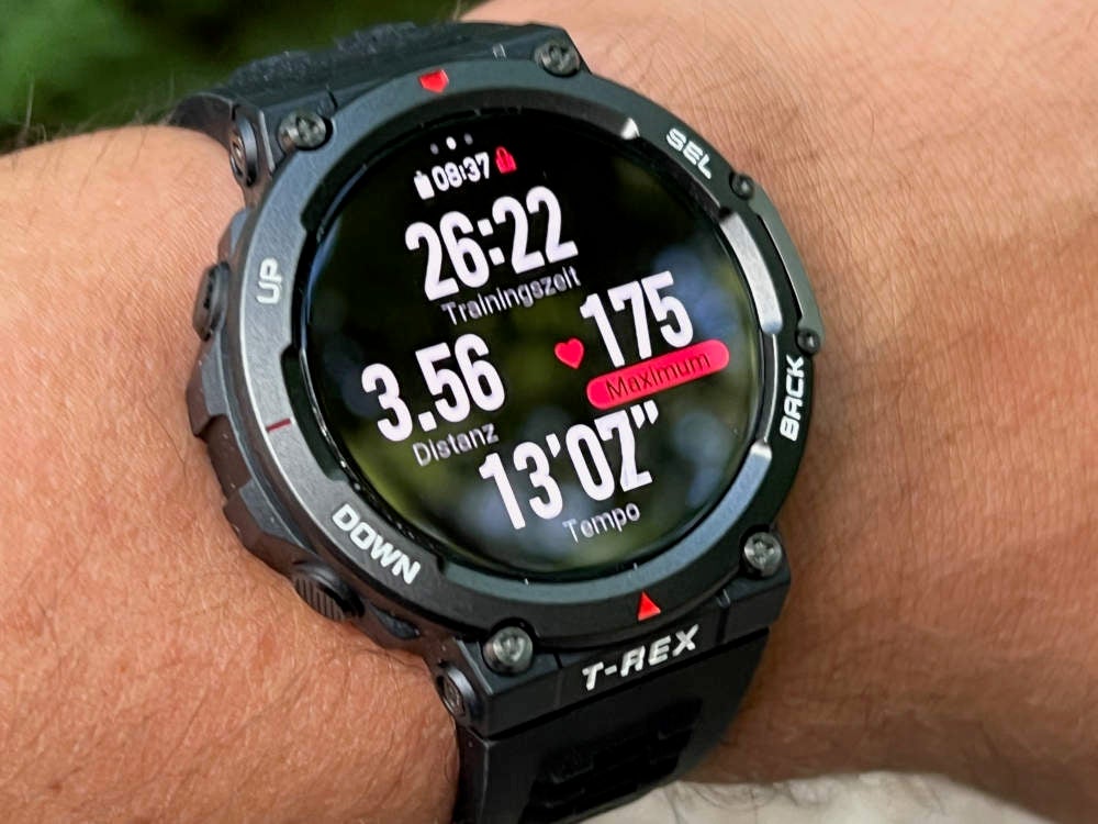 Amazfit T-Rex 2 Test - Workout-Modus