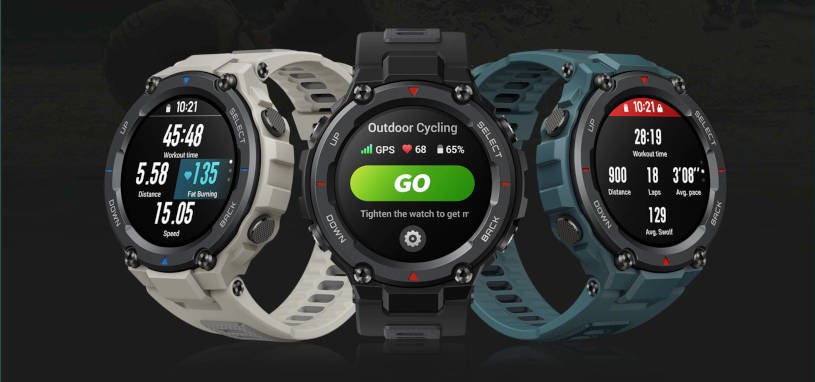 Amazfit T-Rex Pro Frontansicht