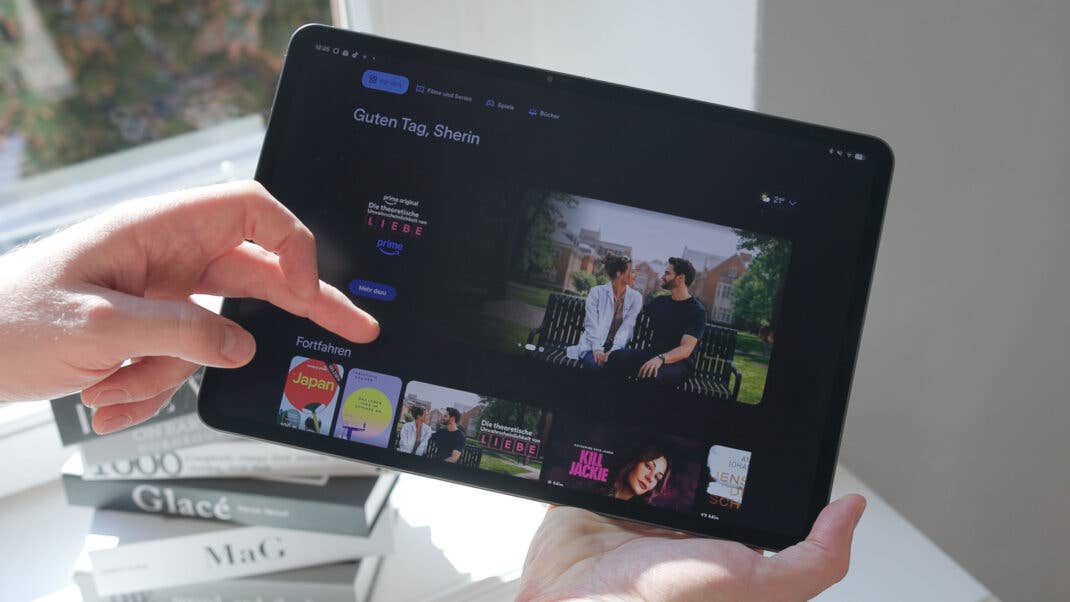 Für-Dich-Seite auf dem Amazon Alexa Tablet 12 Pro