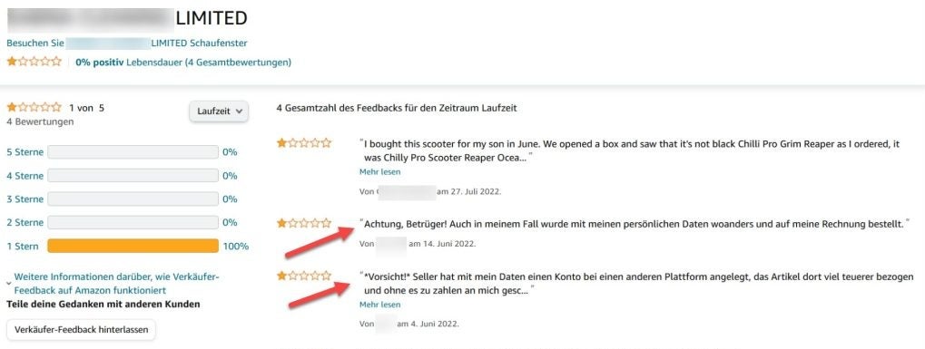 Amazon-Bewertungen