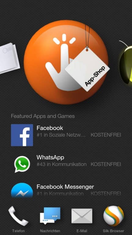 Amazon Fire Phone: Fire OS - Screenshots