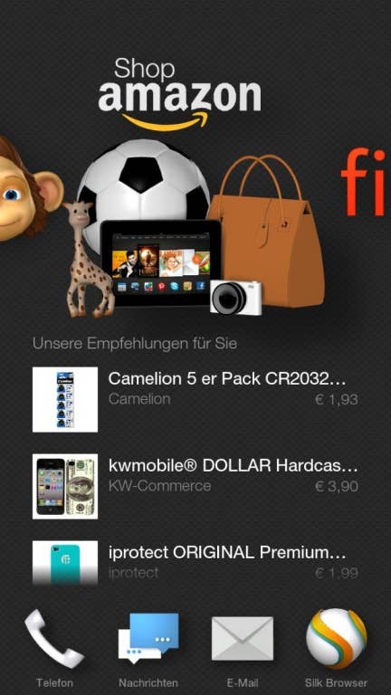 Amazon Fire Phone: Fire OS - Screenshots