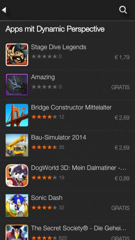 Amazon Fire Phone: Fire OS - Screenshots