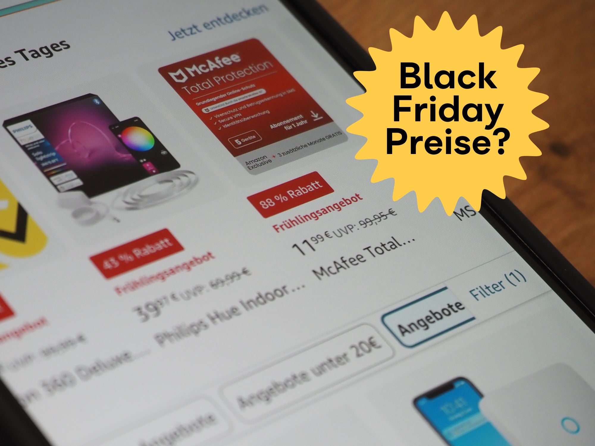Amazon: Geheimer „Black Friday“ läuft – die 26 besten Angebote im Check! Amazon: Geheimer „Black Friday“ läuft – die 26 besten Angebote im Check!
