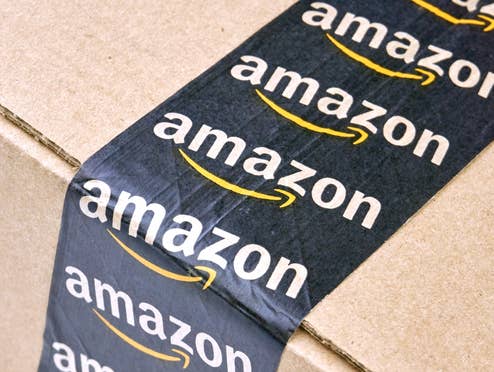 Amazon-Paket-Aufkleber