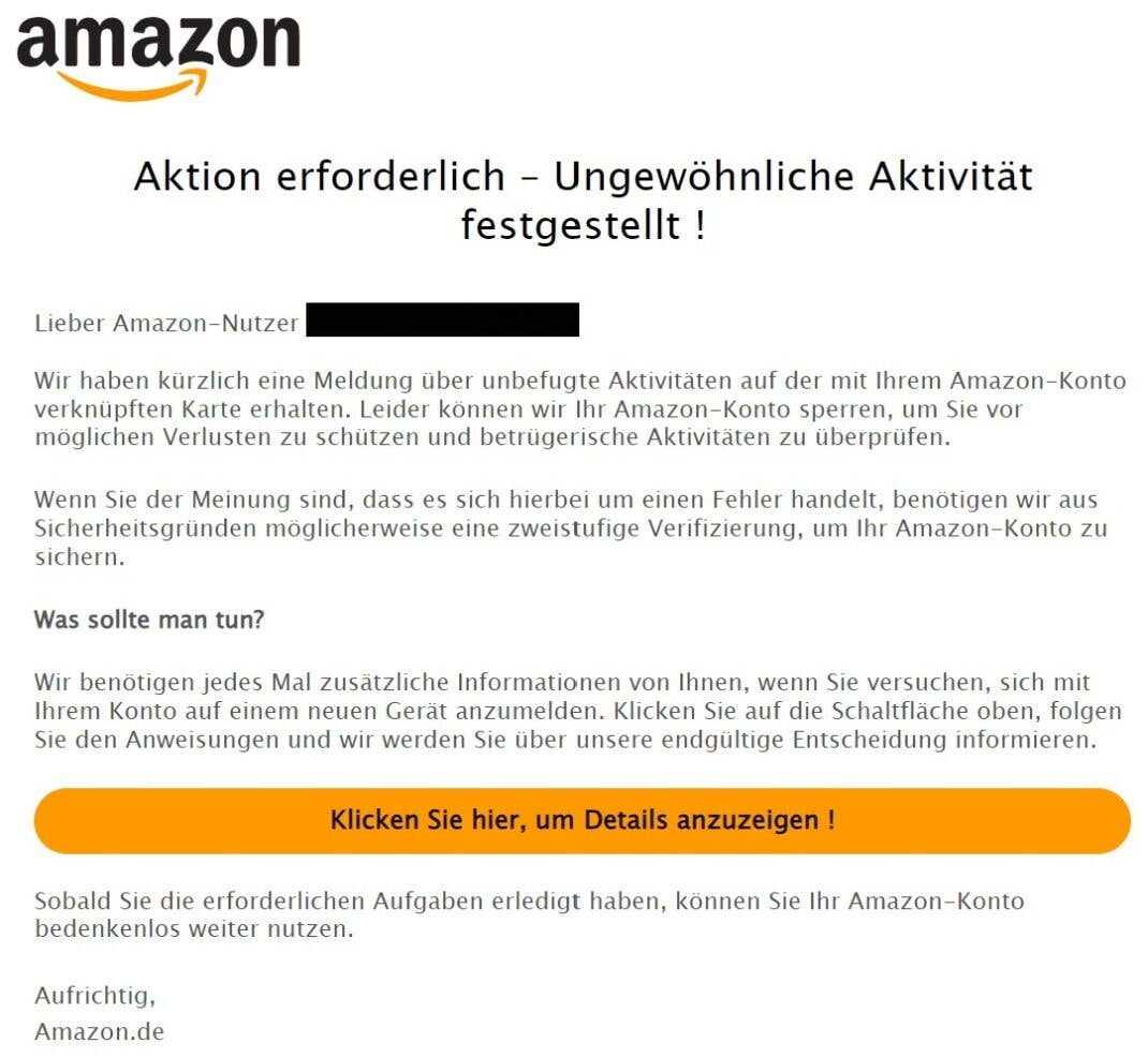 Amazon, Phishing