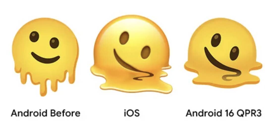 Das neue Design der Android-Emojis