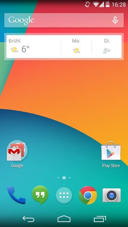 Android 4.4 (KitKat) auf dem Google Nexus 5