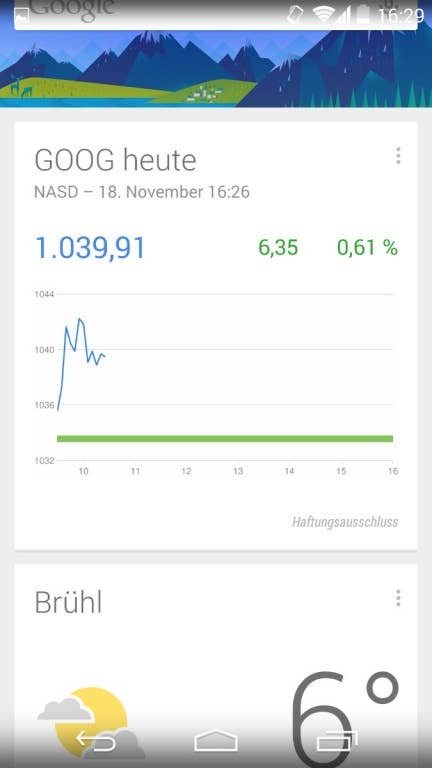 Android 4.4 (KitKat) auf dem Google Nexus 5