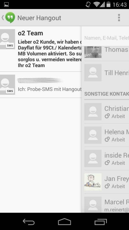 Android 4.4 (KitKat) auf dem Google Nexus 5