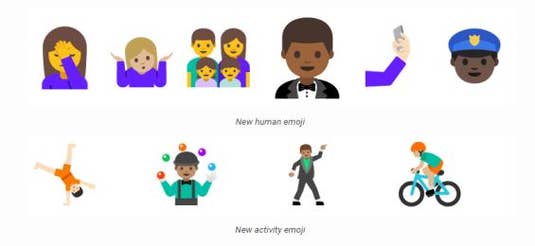 Neue Emoticons in Android N
