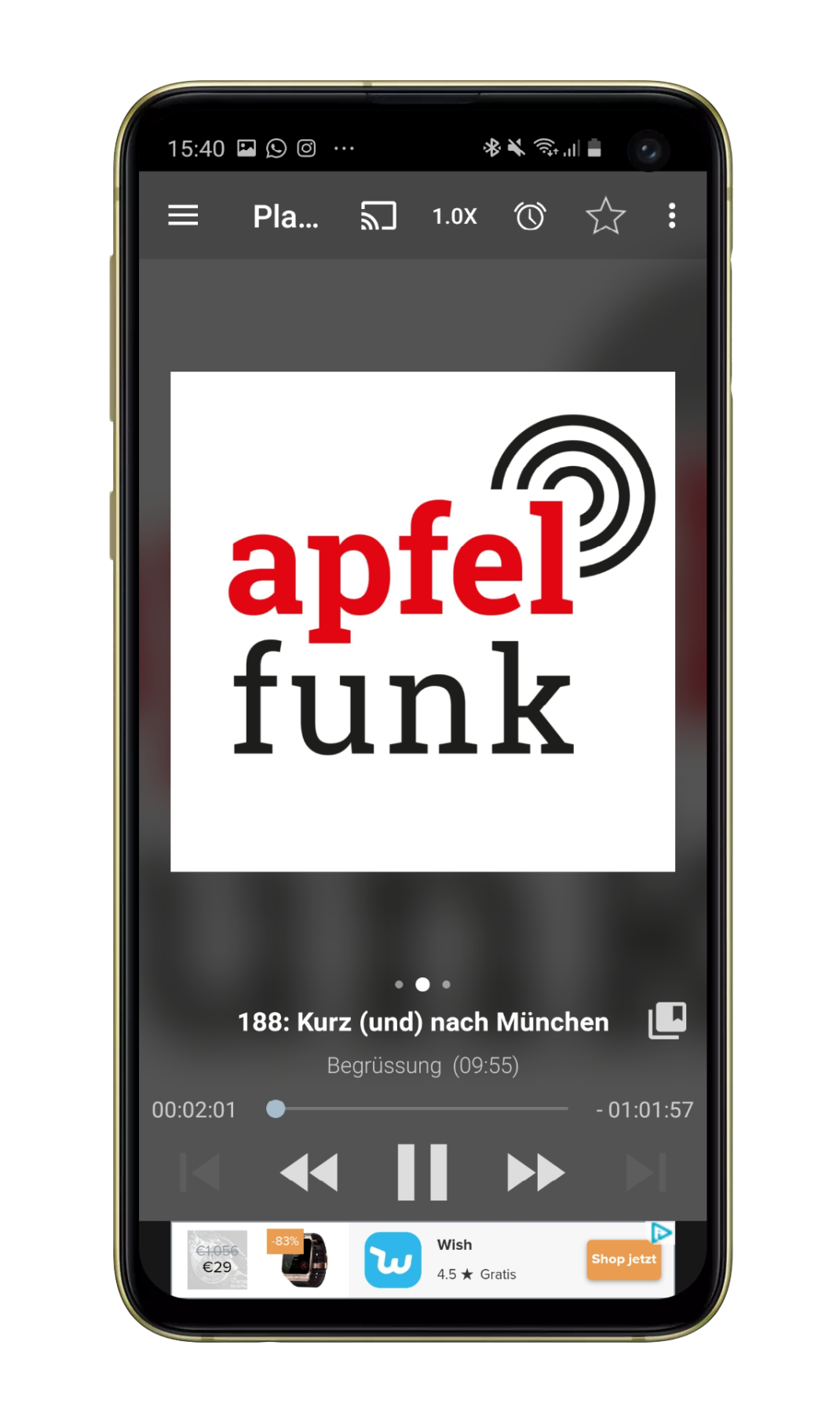 android podcast addict