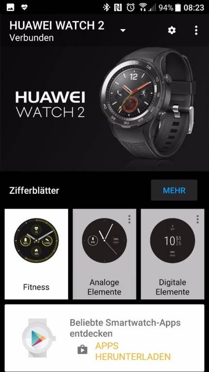 Android Wear App - Screenshots