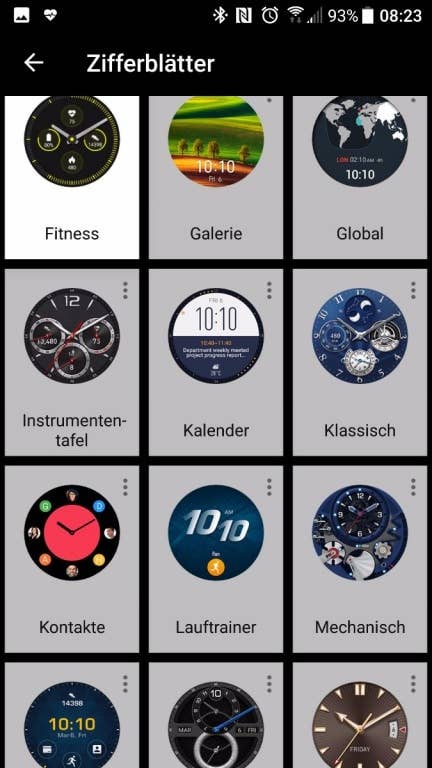 Android Wear App - Screenshots