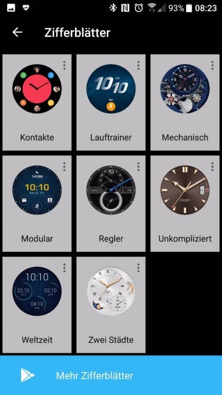 Android Wear App - Screenshots