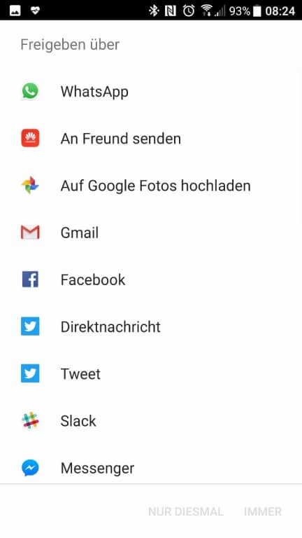 Android Wear App - Screenshots