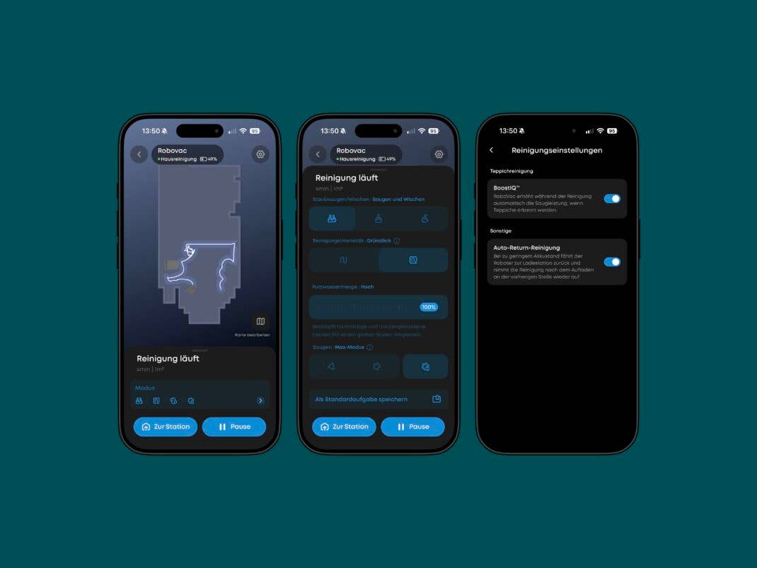 Screenshot aus der Anker-eufy-App