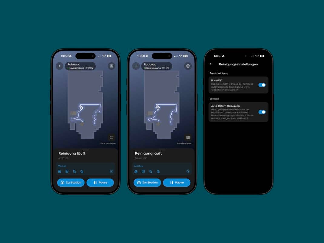Screenshot aus der Anker-eufy-App