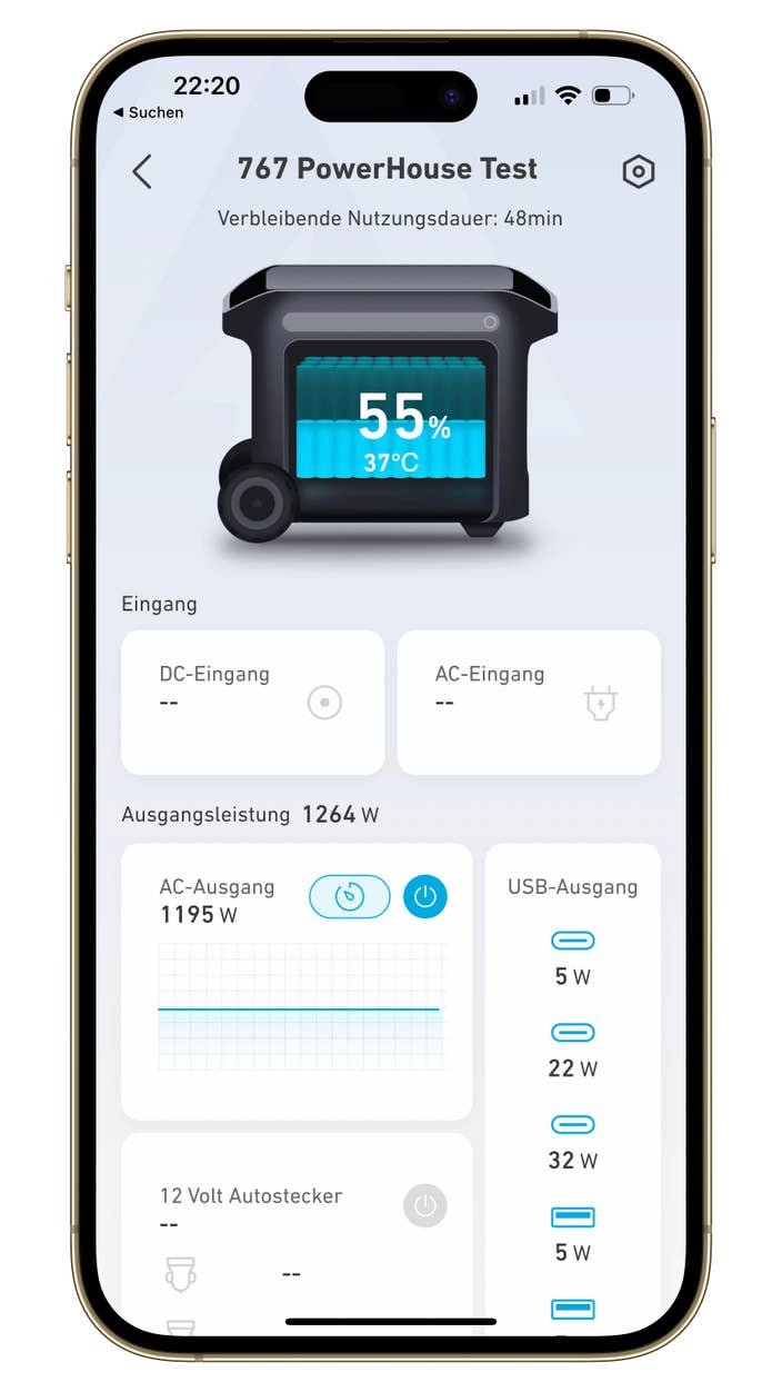 Anker SOLIX F2000 im Test Strom auf Rollen zum Mitnehmen
