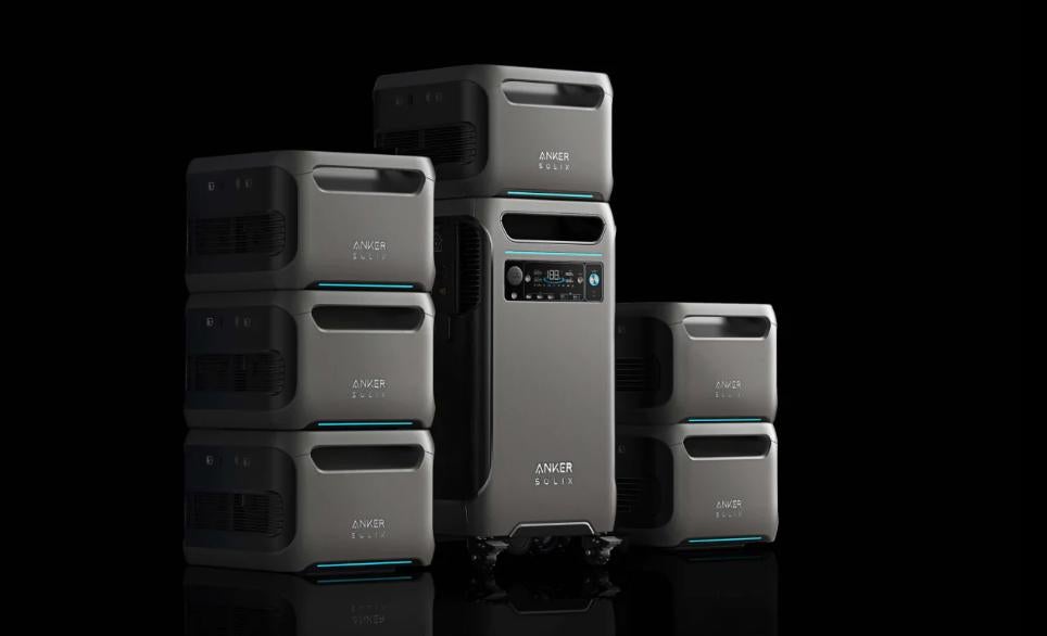 Anker Solix F3800 Powerstation mit Zusatzbatterien