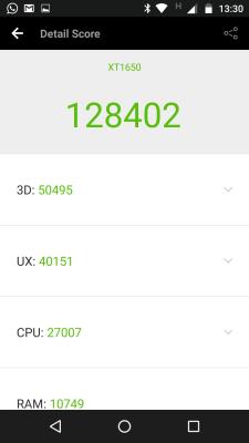 AnTuTu Benchmark-Test Lenovo Moto Z