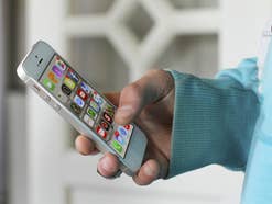 App zurückgeben iPhone 4 mit verschiedenen Apps.