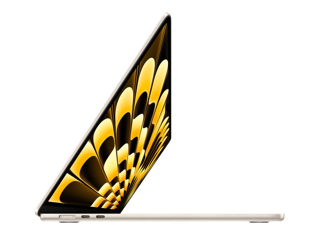 Das MacBook Air gibts nun auch mit 15-Zoll-Display