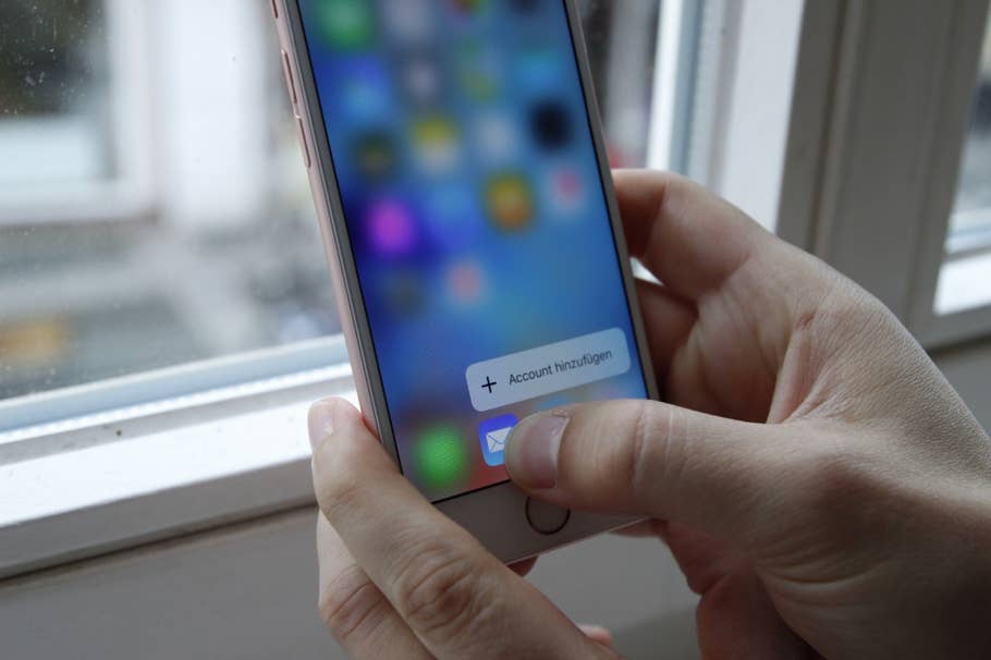 Apple 3D-Touch im iPhone 6s beim Hands-On von inside.handy.de