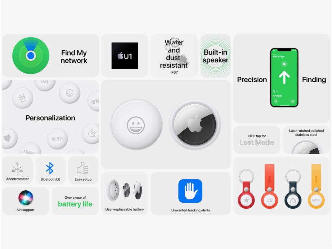 Apple AirTag Features