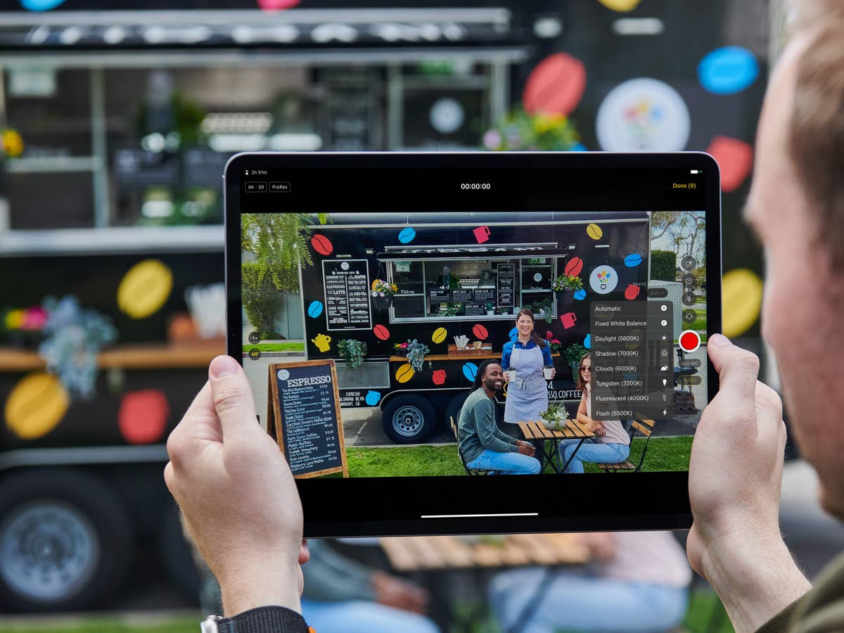 Der Pro-Kameramodus ist Teil der neuen Profi-Apps fürs iPad Pro