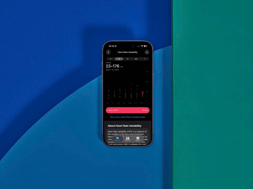 App-Screenshot aus Apple Health