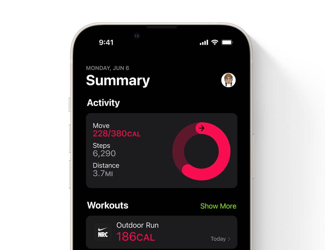 Die Fitness-App in iOS 16