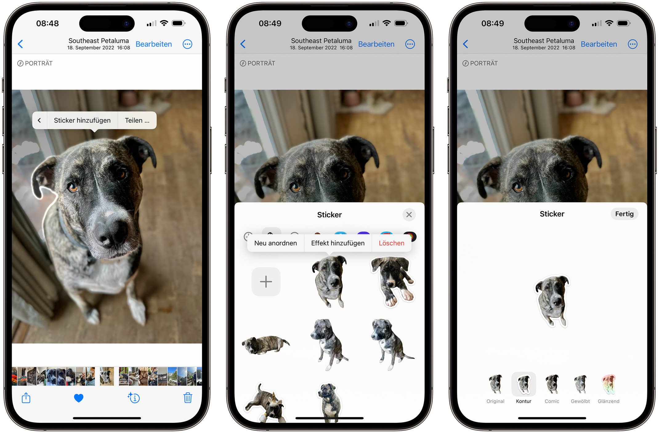 iOS 17 So erstellst du NachrichtenSticker aus deinen Fotos