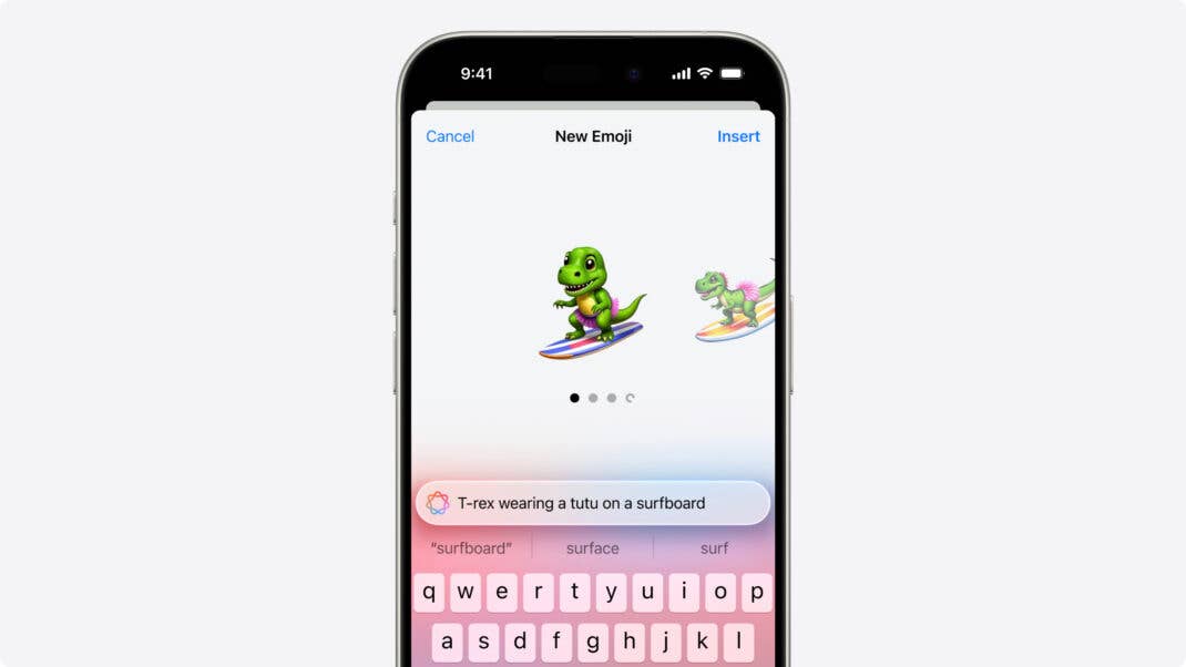 Genmojis sind von dir erzeugte Emojis