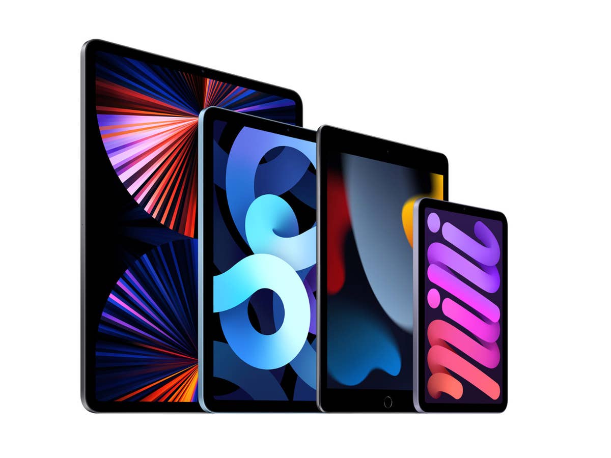 Das aktuelle iPad-Lineup von Apple