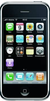 Apple iPhone 1 Datenblatt - Foto des Apple iPhone 1