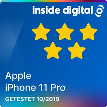 Apple iPhone 11 Pro Testsiegel mit 5 Sternen