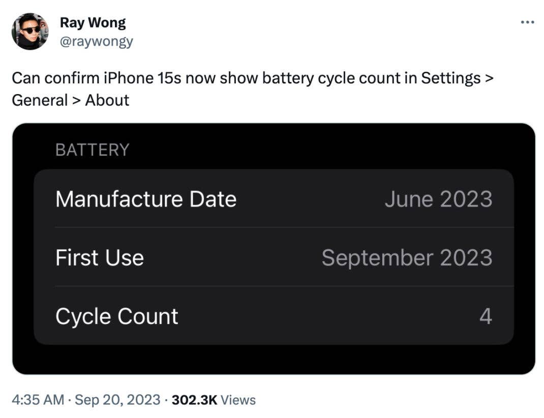 Das iPhone 15 gibt dir ab sofort mehr Details zum Akku