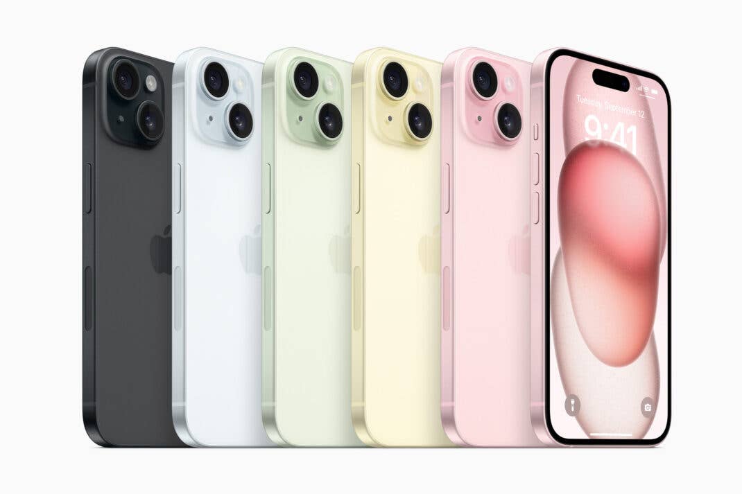 Apple iPhone 15 in allen Farben
